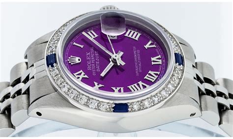 rolex purple face watch 24 diamond|purple rolex watches.